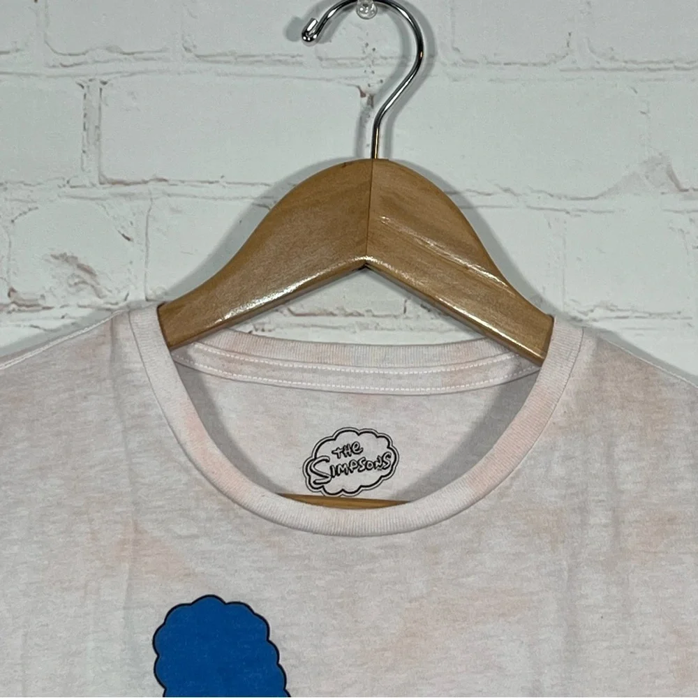 The Simpsons Characters T Shirt Mens Size Small Pink Tie Dye Short Sleeve - Picture 3 of 7